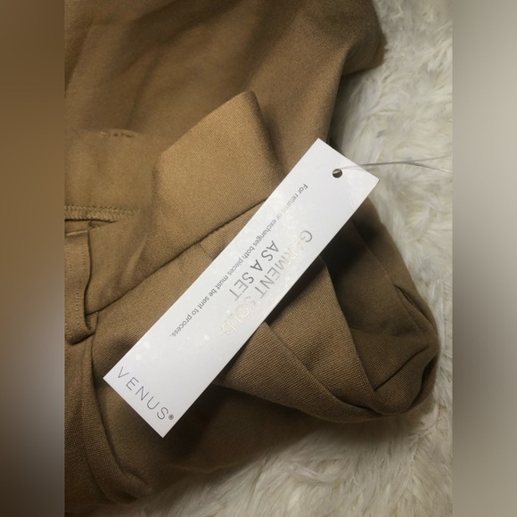 VENUS Tan Bermudas Chic Versatile Shorts - Picture 12 of 14